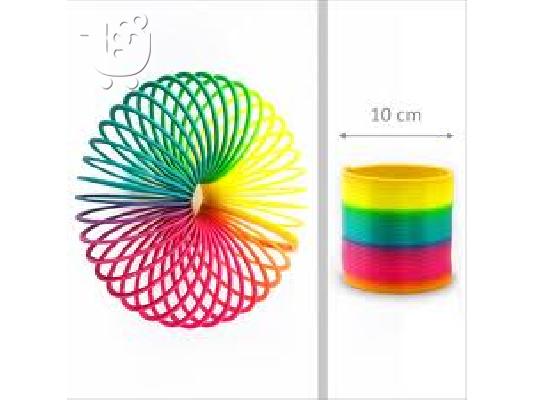 SPRINGSPIRALE, RAINBOW SPRING 6,5CM